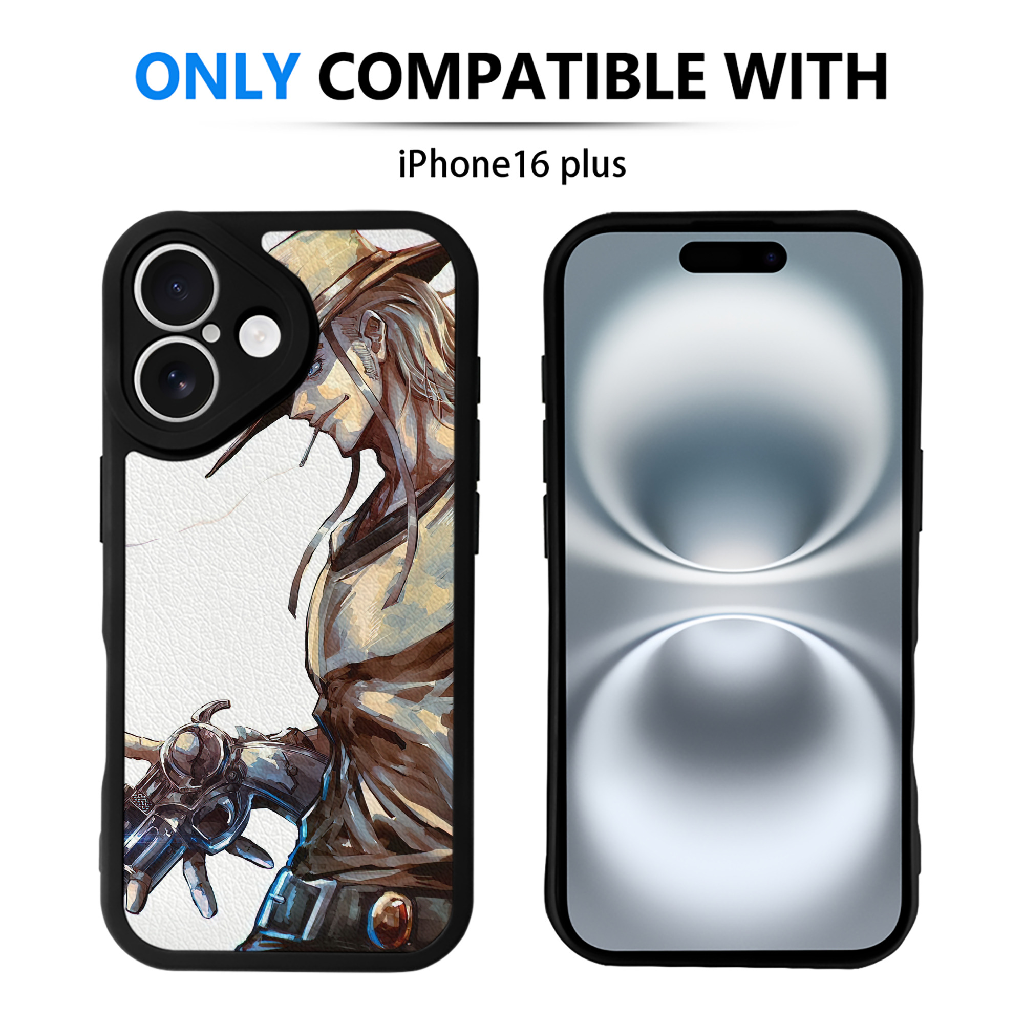 （画像用） ジョジョの奇妙な冒険 JoJo's Bizarre Adventure 【iPhone 16シリーズ対応】シリコンスマホケース（レザー調） 材質：シリコン